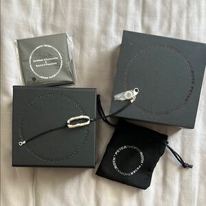 Peter Thomas Roth Sterling Silver & Leather Bracelet